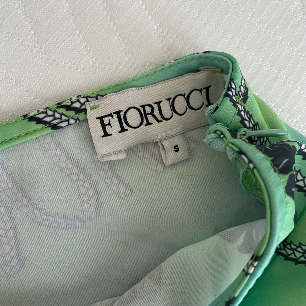 Fiorucci palm print one shoulder dress - Picture 5 of 6